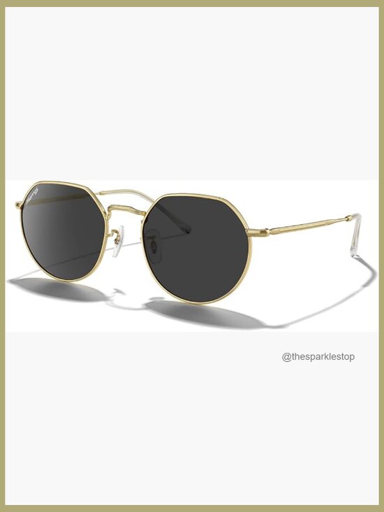 Round Polygon Metal Polarized Sunglasses Retro Classic Vintage main image 6